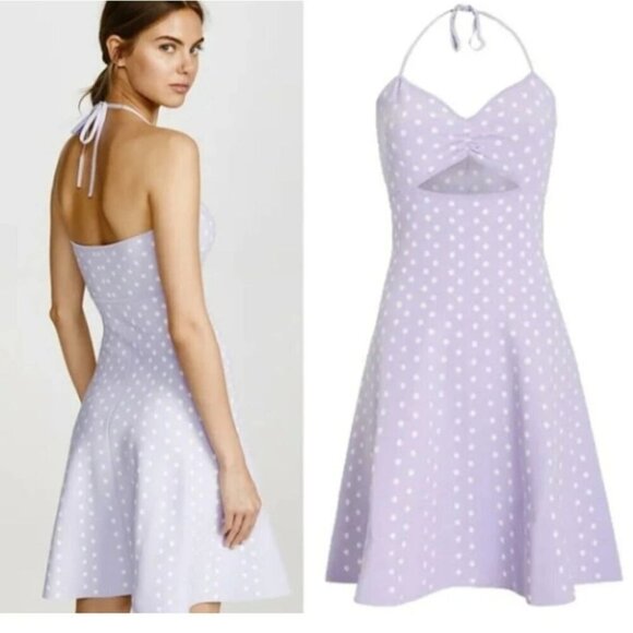 Ronny Kobo Collection Lavender Polka Dot Dress - Picture 4 of 8
